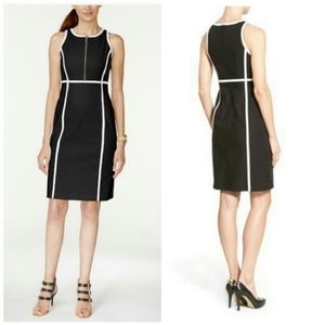 Michael Michael Kors Black and White Sheath Dress